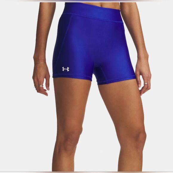 Under Armour Women's Team HeatGear Compression 4" Shorty Shorts Size 2XL NWT - Picture 2 of 14